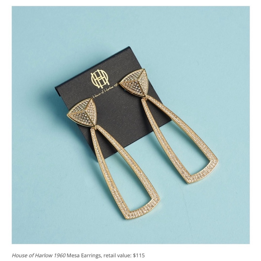 NEW House of Harlow Mesa Statement Earrings
